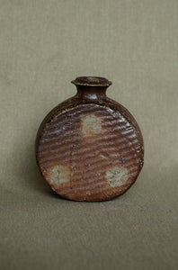 Vase - Woodfired two sided bottle