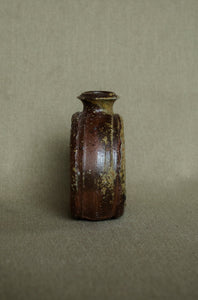 Vase - Woodfired two sided bottle