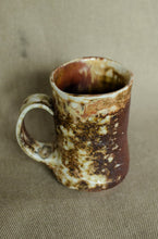 Load image into Gallery viewer, Concave Mug - Woodfired wild clay slip 2