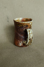 Load image into Gallery viewer, Concave Mug - Woodfired wild clay slip 2