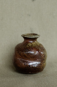 Woodfired handcrafted bud vase