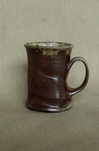 altered mug wood ash local clay