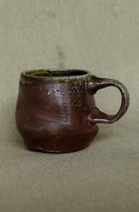 small ceramic coffee mug wood fired