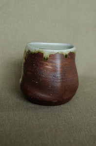 soda fired wild clay slip mug 